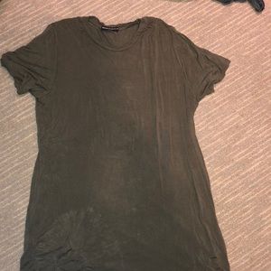 Brandy Melville Olive Green T-shirt dress